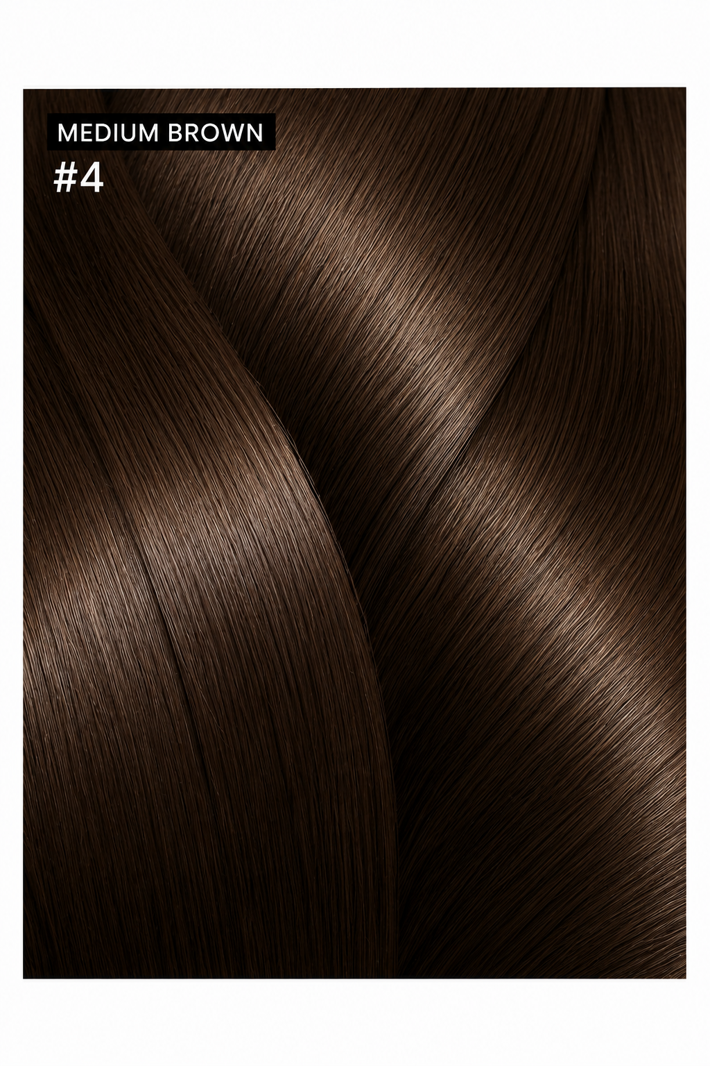 #4 Brown – Premium Tape Extensions 40 cm 105g