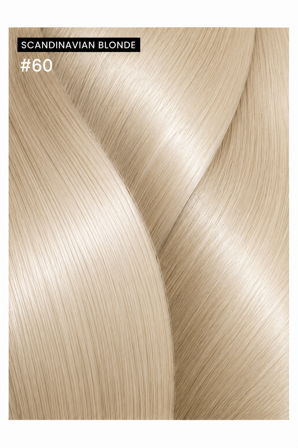 #60 Scandinavian Blonde Tape Premium Extensions 40cm-105g