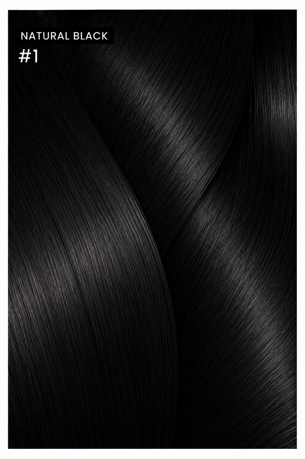 Premium Tape Extensions 1# Natural black 40cm -105g