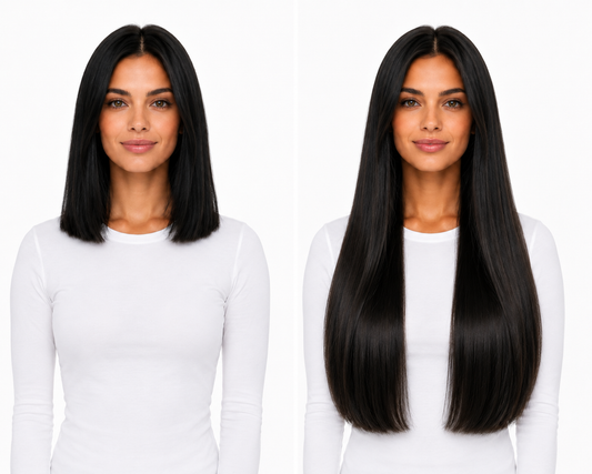 Premium Tape Extensions 1# Natural black 40cm  -105g