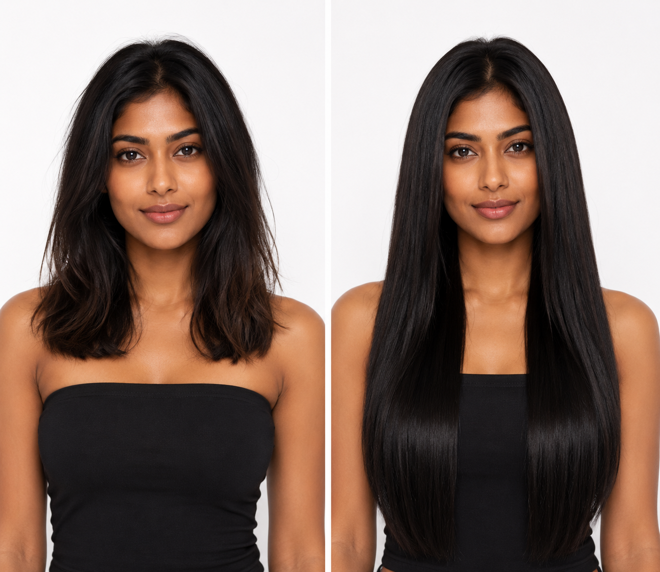 #2 Dark Brown – Premium Tape Extensions 40 cm