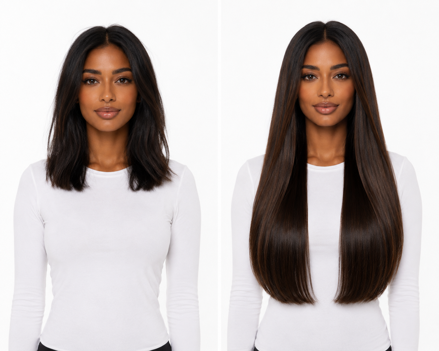 #4 Brown – Premium Tape Extensions 40 cm 105g