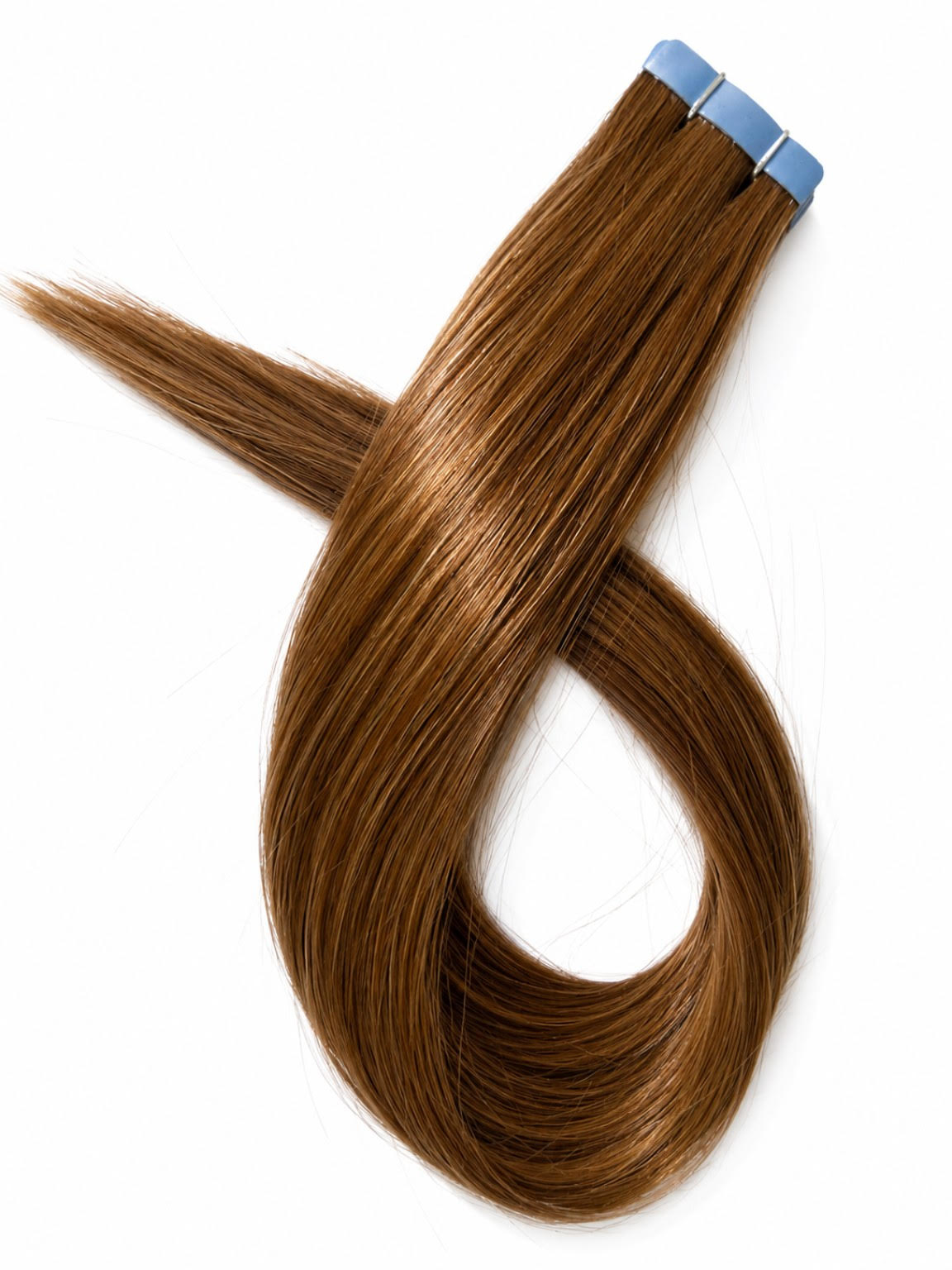 Premium Tape Extensions –  #8 Light Brown 40 cm  Luxury Double Drawn Remy Hair Extensions